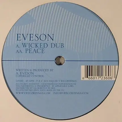 Eveson - Wicked Dub / Peace
