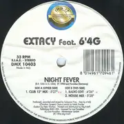 12inch Vinyl Single - Ex-Tacy Feat. 6'4G - Night Fever