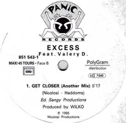 12inch Vinyl Single - Excess Feat. Valerie Dore - Get Closer