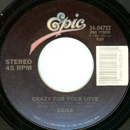 Exile - Crazy For Your Love