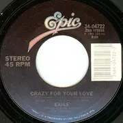 7'' - Exile - Crazy For Your Love / Just In Case