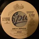 7inch Vinyl Single - Exile - She's A Miracle