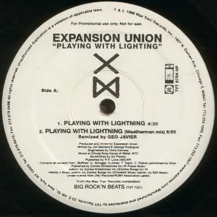 Expansion Union - Playing With Lightning