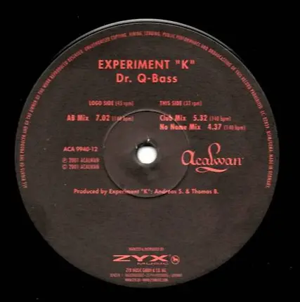 Experiment K - Dr. Q-Bass