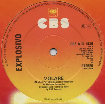Explosivo - Volare / Latin Express