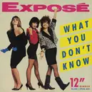 12'' - Exposé - What You Don't Know