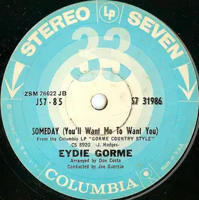 Eydie Gorme - Someday (You'll Want Me To Want You)