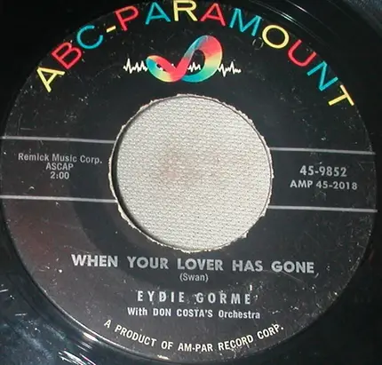 Eydie Gormé - When Your Lover Has Gone / Until They Sail