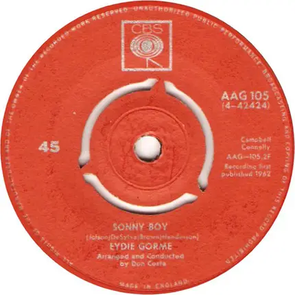Eydie Gormé - Yes My Darling Daughter / Sonny Boy