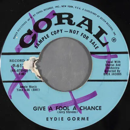 Eydie Gormé - A Girl Can't Say