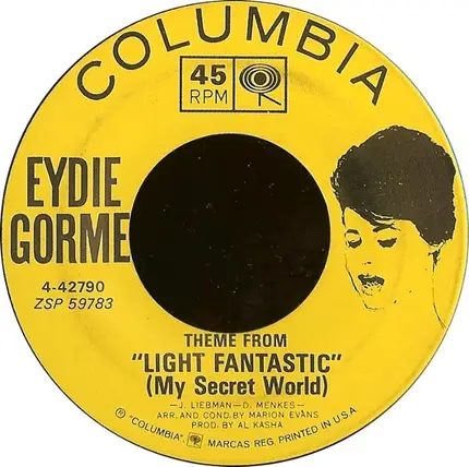 Eydie Gormé - Don't Try To Fight It Baby / Theme From 'Light Fantastic'