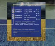 CD Single - Eyeless Dreams - Window