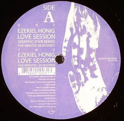Ezekiel Honig / Graphic - Love Session / 1000 Remix EP