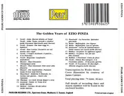 CD - Ezio Pinza - The Golden Years of Ezio Pinza