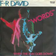 7inch Vinyl Single - F-R David, F.R. David - Words