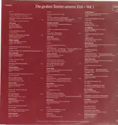 Double LP - F.Corelli, F. Wunderlich, R. Davies, A. Vanzo a.o. - Die froßen Tenöre unserer Zeit - Vol.  1