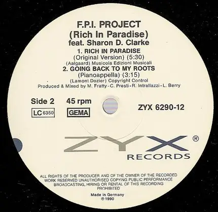 F.P.I. Project - Rich In Paradise (Feat. Sharon D. Clarke)