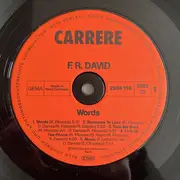 LP - F. R. David - Words