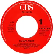 7inch Vinyl Single - F.R. David - Sahara Night