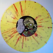 10'' - F.U.B.A.R. / K.S.K. - Cover Your Ears - Yellow Red Splatter Vinyl, Poster