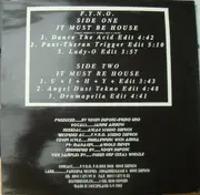 12inch Vinyl Single - F.Y.N.O. (For Your Nose Only) - It Must Be House!