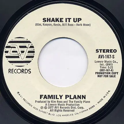 Family Plann - Shake It Up