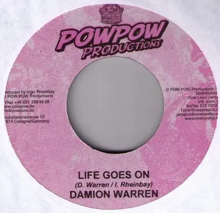 Fantan Mojah / Damion Warren - Wrong Energy / Life Goes On