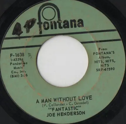 Fantastic Joe Henderson - A Man Without Love / Help Yourself