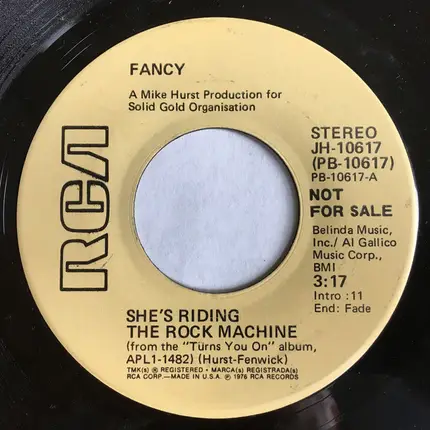 Fancy - She's Ridin' The Rock Machine