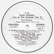 LP - Fania All Stars - Live Vol. 2 At The Cheetah - Promo, +Obi, Insert