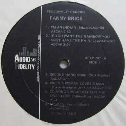 Fanny Brice - Sings The Songs She Made Famous