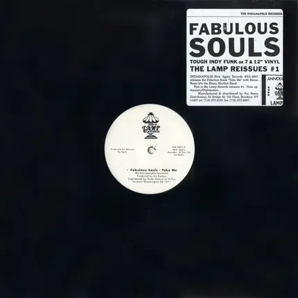 Fabulous Souls / Ebony Rhythm Band - Take Me / The Thought Of Losing Your Love