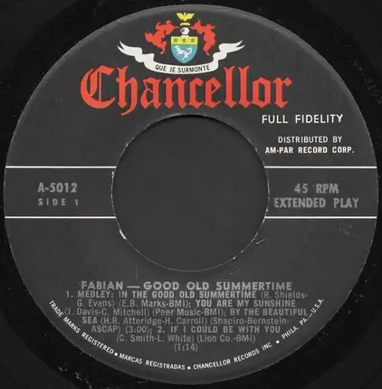 Fabian - Good Old Summertime - Vol. 1