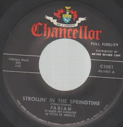 Fabian - Strollin' In The Springtime