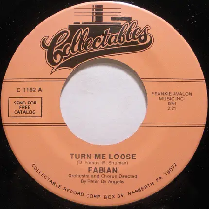 Fabian - Turn Me Loose / Stop Thief!