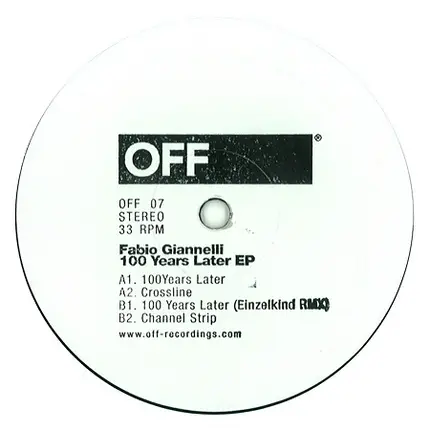 Fabio Giannelli - 100 Years Later EP