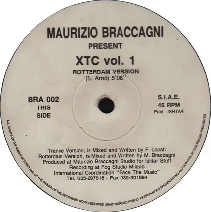 Fabio Locati / Maurizio Braccagni - XTC Vol. 1