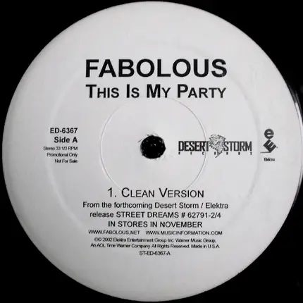 Fabolous - This Is My Party