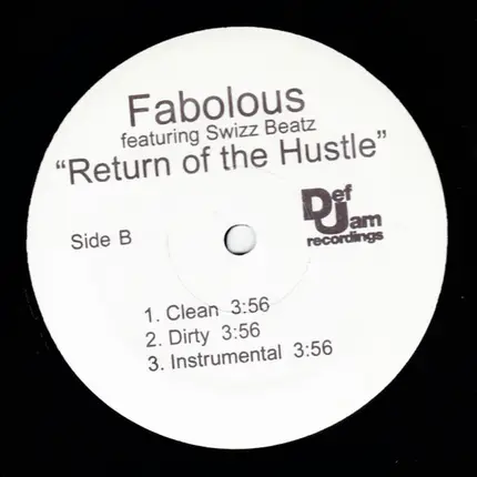Fabolous featuring Young Jeezy featuring Swizz Beatz - Diamonds / Return Of The Hustle