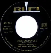 7inch Vinyl Single - Fabrizio Ferretti - Oh Oh Baby ... Piangerò