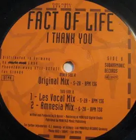 Fact of Life - I Thank You