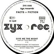 12inch Vinyl Single - Facts & Fiction - Give Me The Night / Supernova
