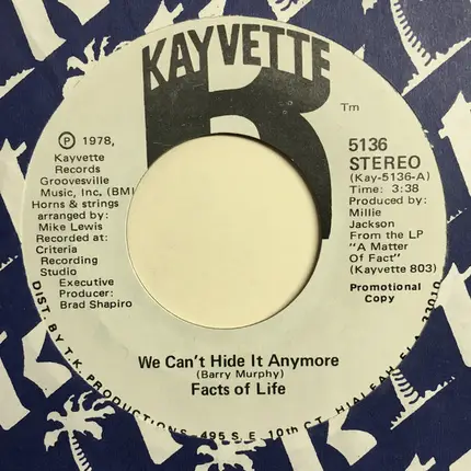 Facts Of Life - We Can't Hide It Anymore