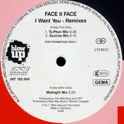 LP - Face II Face - I Want You (Remixes)
