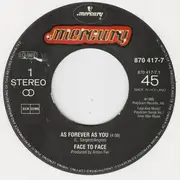 7inch Vinyl Single - Face To Face - As Forever As You