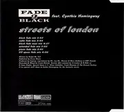 CD Single - Fade 2 Black Feat. Cynthia Hemmingway - Streets Of London