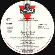 LP - Faith No More - Live At The Brixton Academy