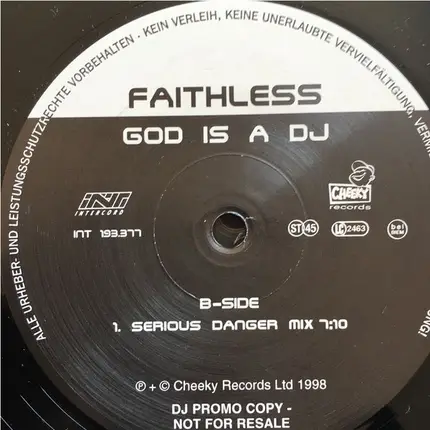 Faithless - God Is A DJ