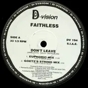 12inch Vinyl Single - Faithless - Don't Leave