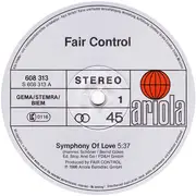 12inch Vinyl Single - Fair Control - Symphony Of Love
